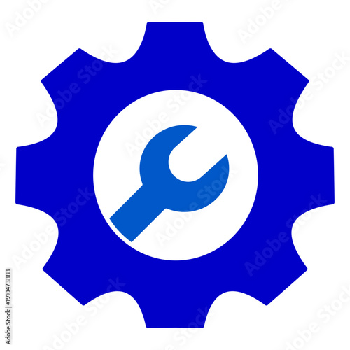 Mechanical Gear and Wrench