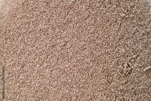 Canvas-taulu Top view of brown powder texture and granulated background
