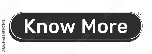 Know more rounded modern black UI element. Learn details. Detailed information access. Explore topic. Article read. Monochrome clickable button. Flat web CTA with white bold text. Rubik font used