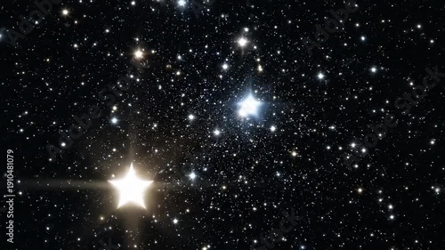 Wallpaper Mural A vast expanse of sparkling stars illuminates the dark cosmic background Torontodigital.ca