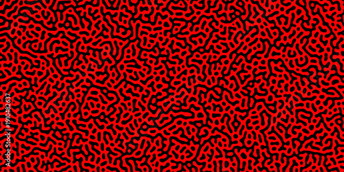 Abstract truing organic wallpaper Turing reaction diffusion monochrome seamless pattern .Monochrome Turing reaction background .Natural seamless line pattern. Linear design with biological shapes