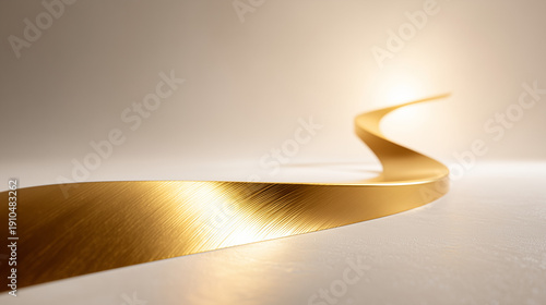 Golden Ribbon Path: A mesme...