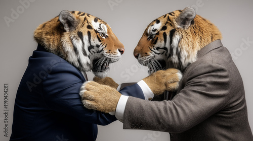 Tigers in Confrontation: Tw...