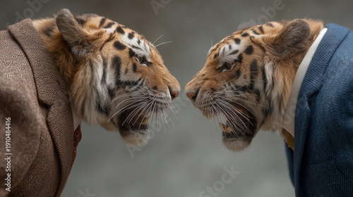 Business Rivals: Two tigers...