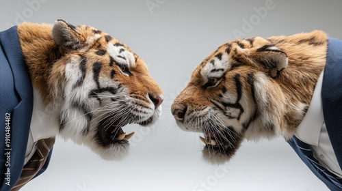 Competitive Tigers in Suits...