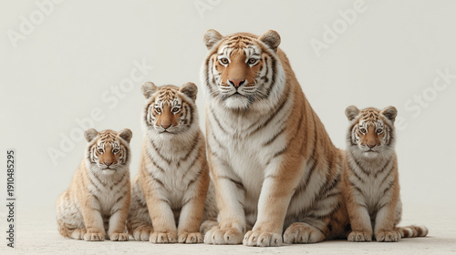 Regal Tiger Family Portrait...