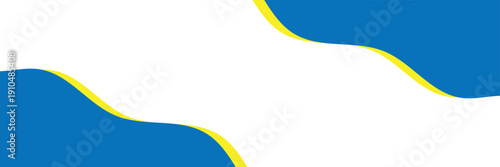 Separator shapes for website. curve lines, wave frame for page isolated on white. vector blue illustration . EPS 10 .