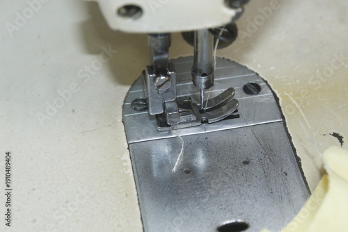 Sewing Tools and Equipment with a Sewing project on a Boutique Shop