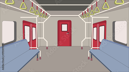 Public Transport Subway Train Interior
