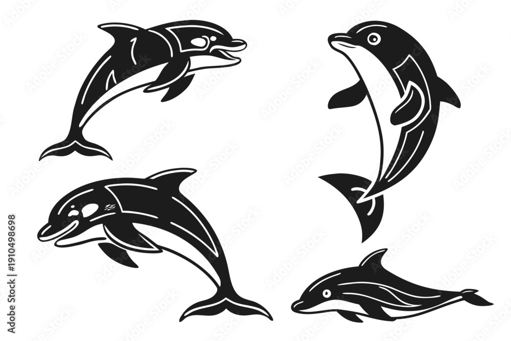 Obraz premium Minimalist icon representing a vector file format