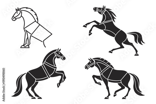 Minimalist icon depicting a vector file format placeholder