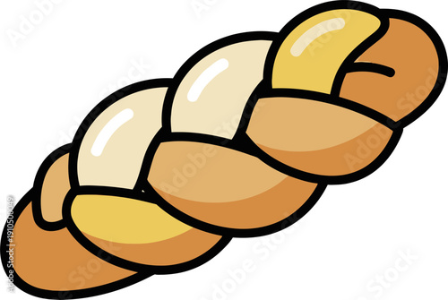 Braided Bread Loaf Icon