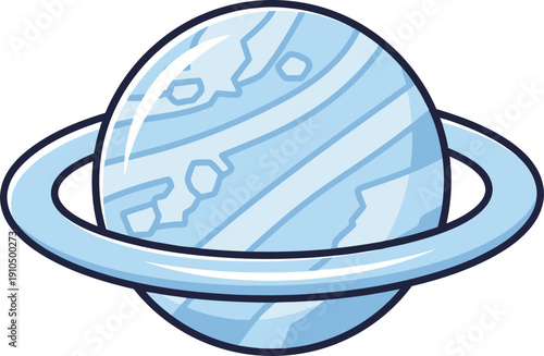 Blue Planet Globe Sphere Icon