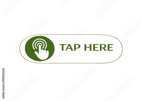 TAP HERE frame icon vector on a white background
Vector frame on a white background