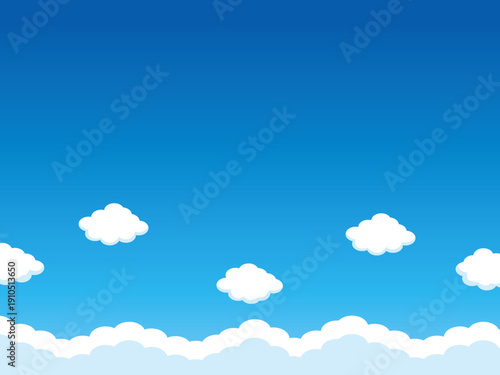 正月, 年賀状, 空, 雲, フレーム, 紙吹雪, 青空, 干支, 風景, 年賀, 新年, 自然, かわいい, 素材, 枠, 背景,