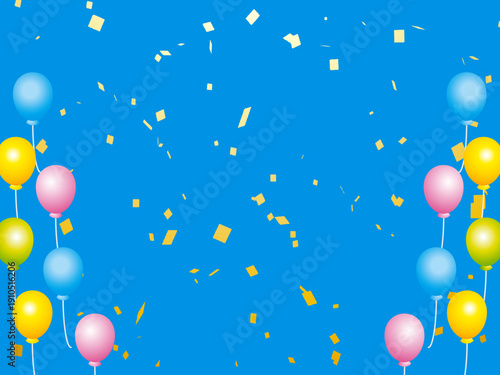 正月, 年賀状, 空, 雲, フレーム, 紙吹雪, 青空, 干支, 風景, 年賀, 新年, 自然, かわいい, 