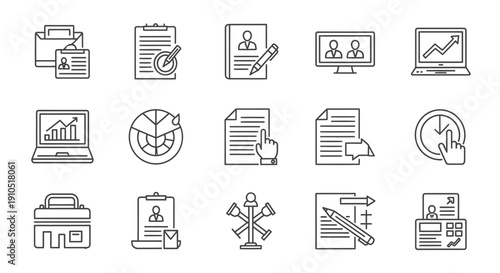 Collection of Business Icons and Symbols 2.