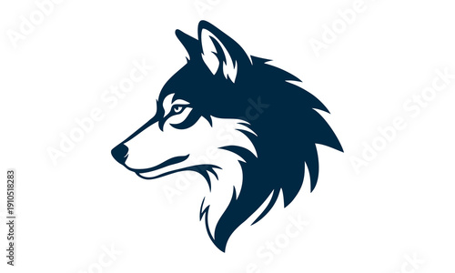 wolf's head logo vector 
