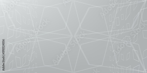 Website header or banner design with abstract polygonal background and connecting dots and lines. Global network connection. Digital technology with plexus background and space for your text