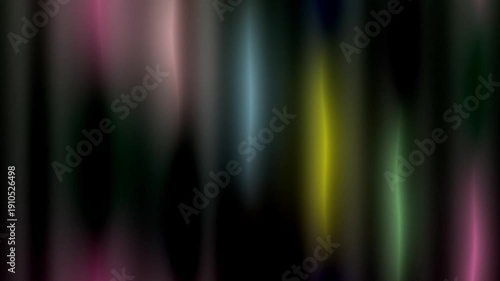 Abstract Colors Blurring in Vibrant Neon Lights