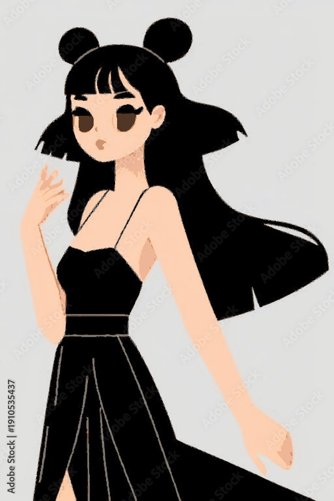 Fototapeta premium Fashion Illustartion