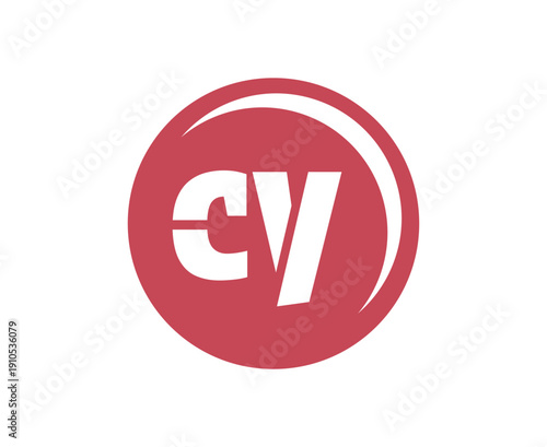 CY sport emblem or team logotype. Ball logo with a combination of Initial letter C and Y for balls shop, sports company, training, club badge.