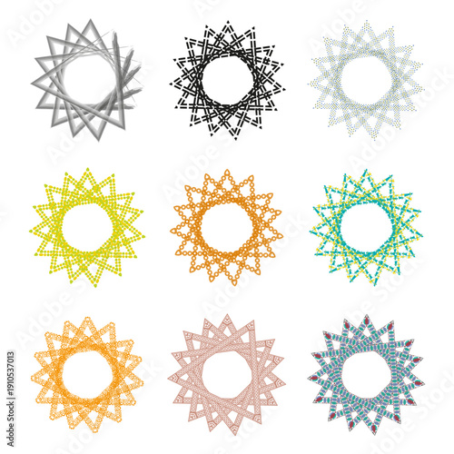 звезды треугольные 5