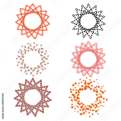 звезды треугольные 6