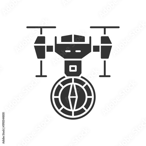 Drone Compass Icon