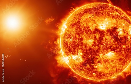 Earth's magnetic field interaction with solar activity and visual representation