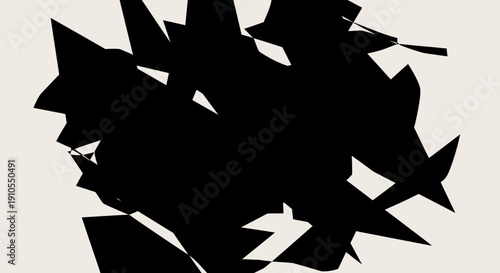 Silhouette of a Man with Sharp Objects.