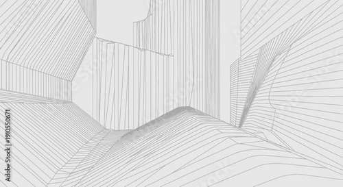 White Paper Texture with Geometric Patterns.