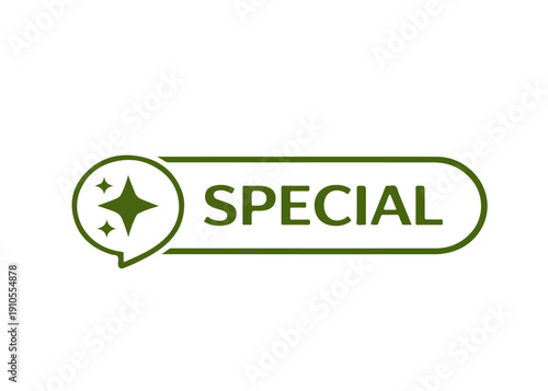 SPECIAL frame icon vector on a white background
Vector frame on a white background