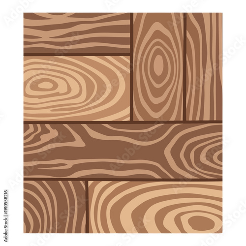Stylized Wood Grain Planks Texture Background