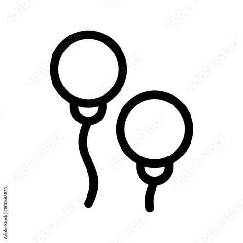 Balloon Icon Vector Symbol Design Illustration