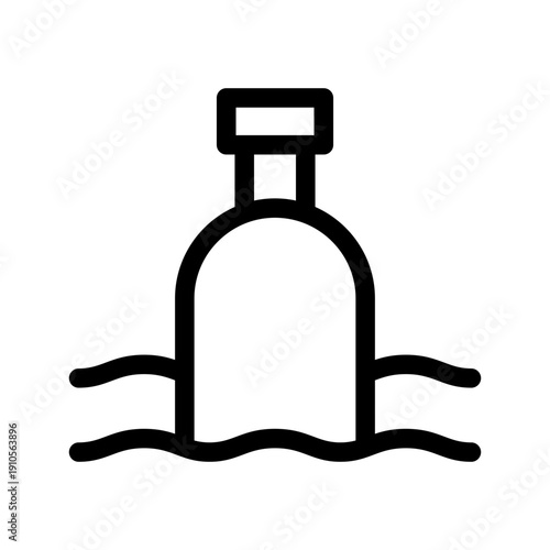 Bottle Icon Vector Symbol Design Illustration