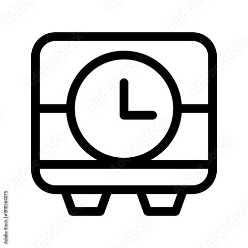 Time Icon Vector Symbol Design Illustration