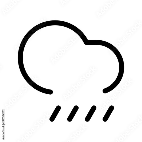 Thunderstorm Icon Vector Symbol Design Illustration