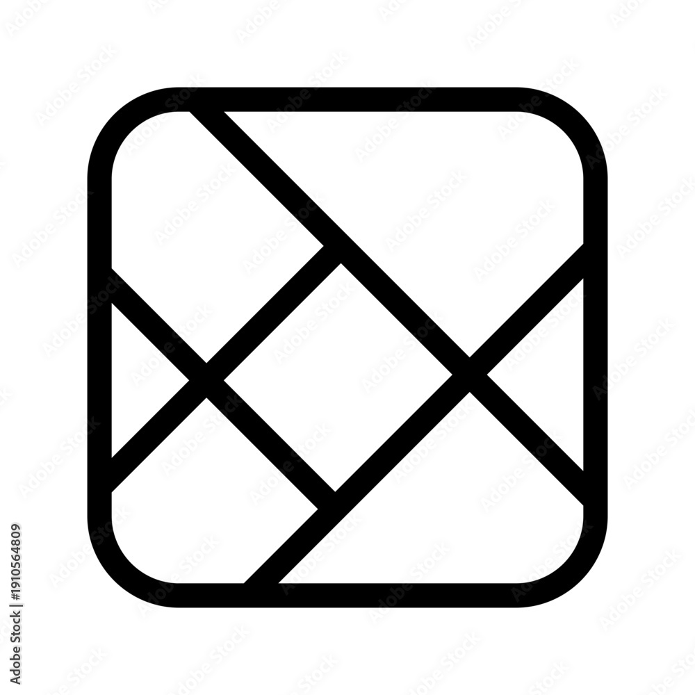 Fototapeta premium District Icon Vector Symbol Design Illustration