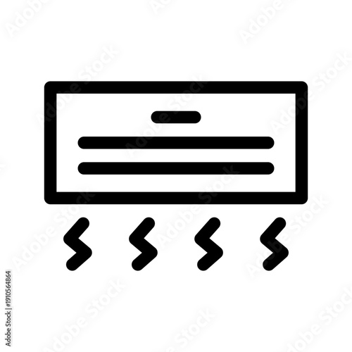 Air Conditioner Icon Vector Symbol Design Illustration