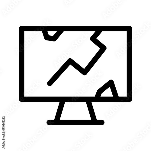 Broken Icon Vector Symbol Design Illustration