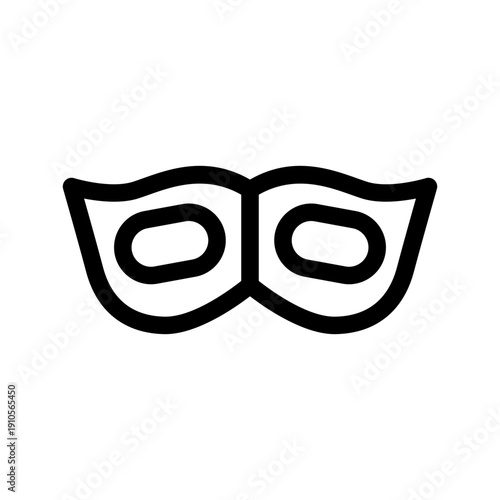 Mask Icon Vector Symbol Design Illustration