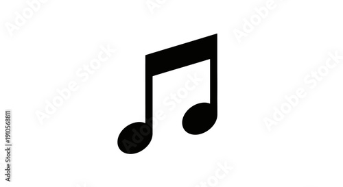 Black musical eighth note symbol.