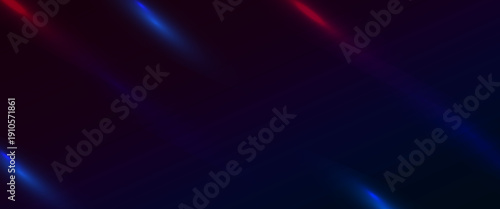 Purple blue light leak effect background. Film bokeh flare overlay. Vintage neon photo filter texture template. Exposed photography wallpaper. Abstract blur ultraviolet gradient backdrop. Vector