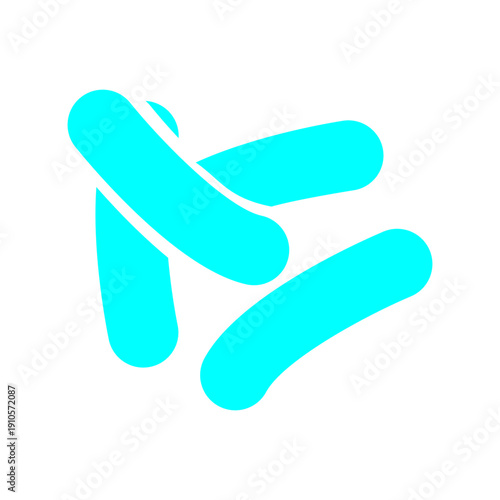 Bacteria icon vector. Virus illustration sign. microbe symbol.