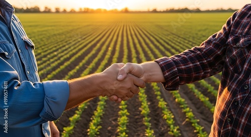 Handshake concept symbolizing agreement, greeting, partnership, trust and professional business collaboration

