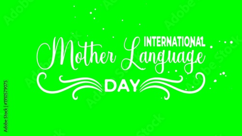 Background for international mother language day. Suitable for social media posts, presentations, educational materials, languagerelated events. Language diversity celebration concept.