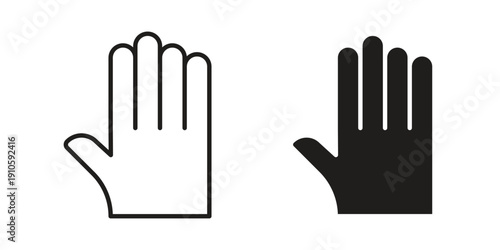 Cleaning cloth icon. simple thin line icon vector illustration pack on white