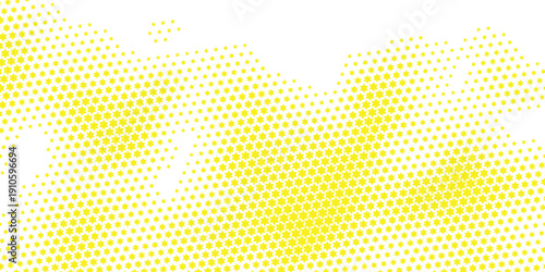 Gold falling down confetti background. Repeated golden dotted glitter pattern. Yellow, orange and golden dots wallpaper.