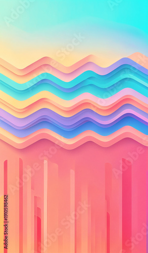 abstract composition of ove...